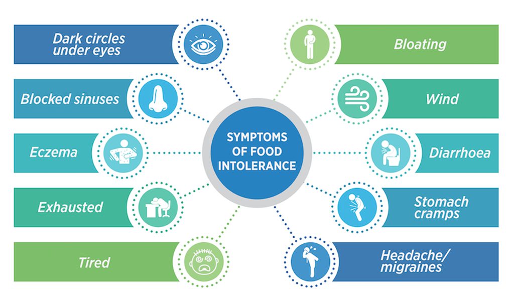 Food intolerance symptoms in Malta including bloating and fatigue Alt 5: Digestive discomfort linked to food intolerance reactions Alt 6: Identifying trigger foods with a food intolerance blood test in Malta