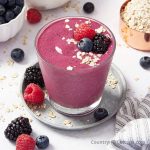 Oat and berry cholesterol-friendly smoothie with flaxseed and walnuts – Karma Clinic Malta